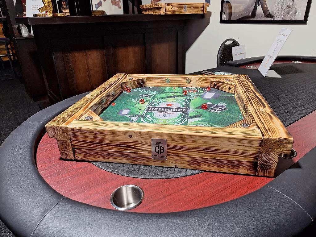 Dobbelsteen bak - Dobbelbak - Kaart spelletjes - Poker, Hobby en Vrije tijd, Cave & Garden, Verzenden, Nieuw, Kouwe Hoek 1B, Waddinxveen