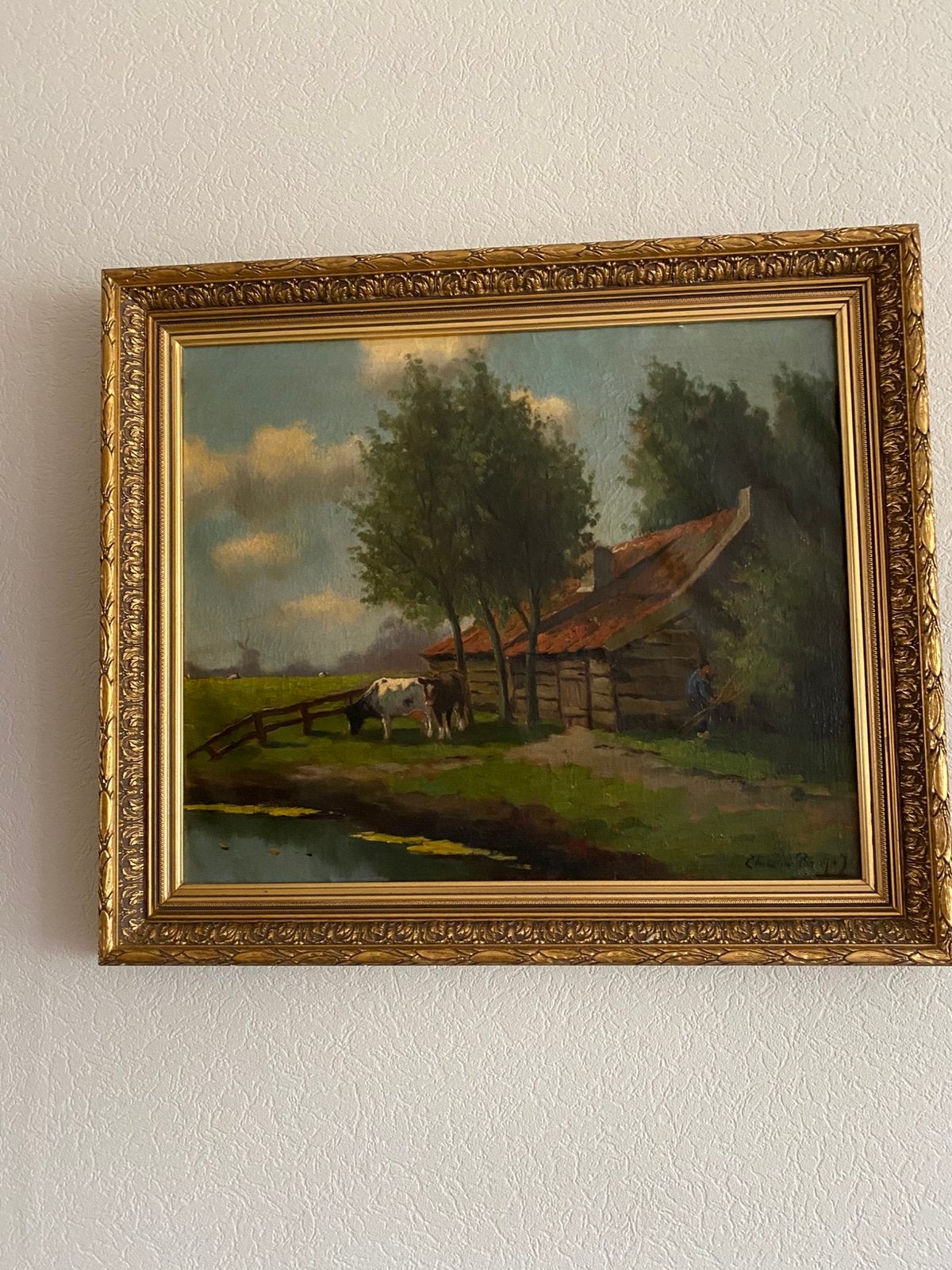Op de  boerderij gesigneerd 1901- 1974, Ophalen of Verzenden