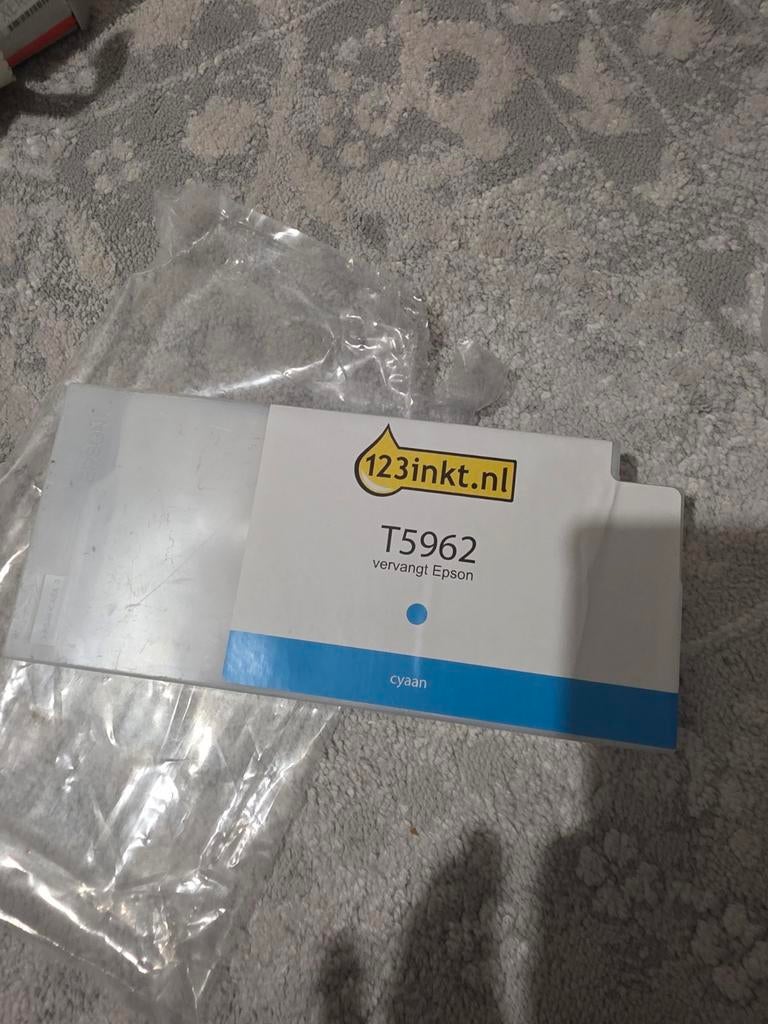Epson T5962 inktcartridge cyaan (123inkt huismerk), Ophalen of Verzenden