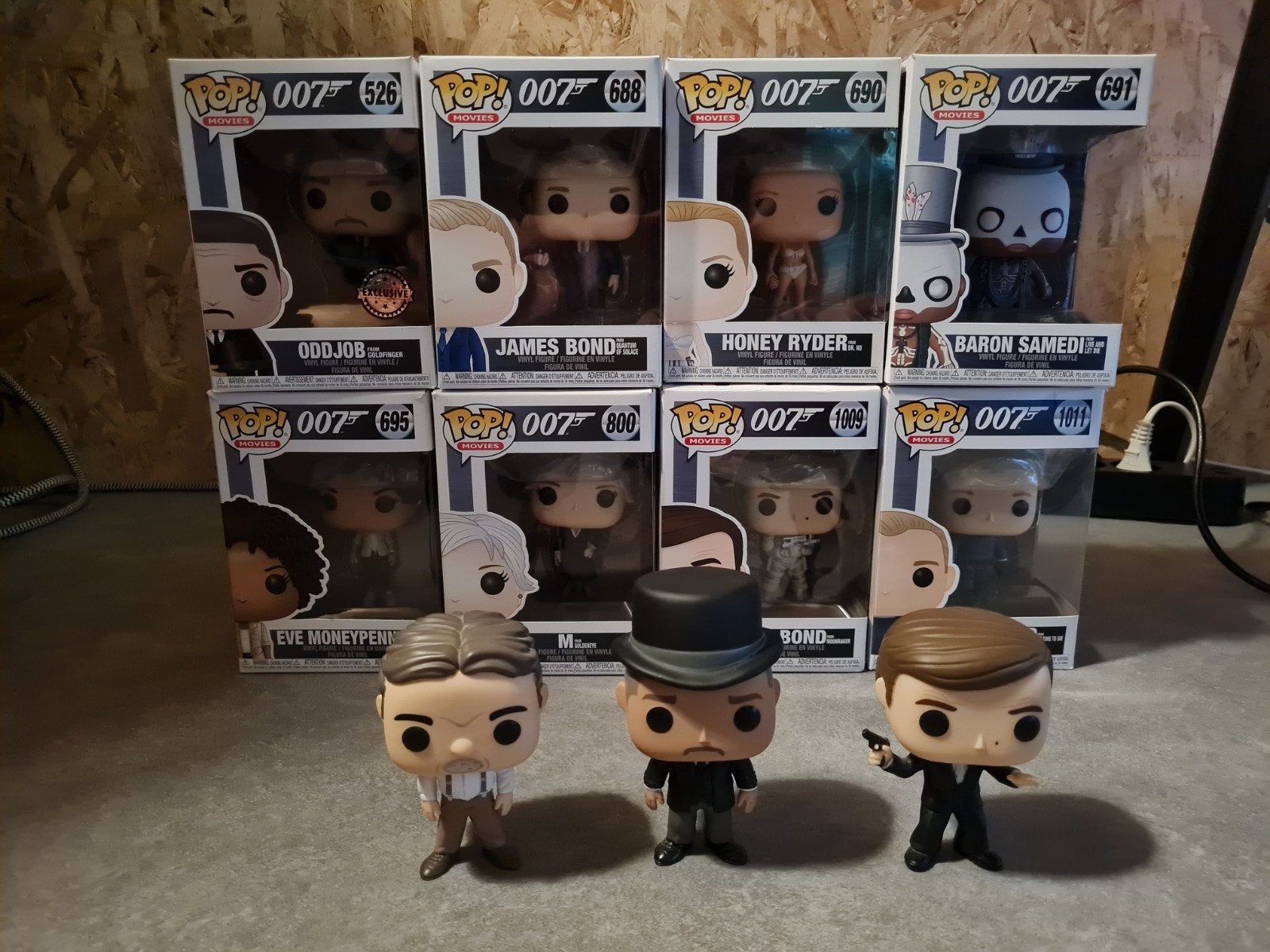 Funko Pop James Bond Collectie - 9 stuks, Ophalen of Verzenden, Nieuw
