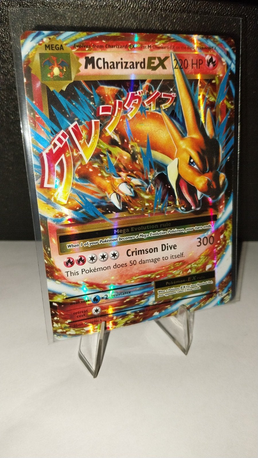 Charizard EX Holo Pokémon Kaart - XY Evolutions 13/108, Ophalen of Verzenden, Zo goed als nieuw, Losse kaart, Foil