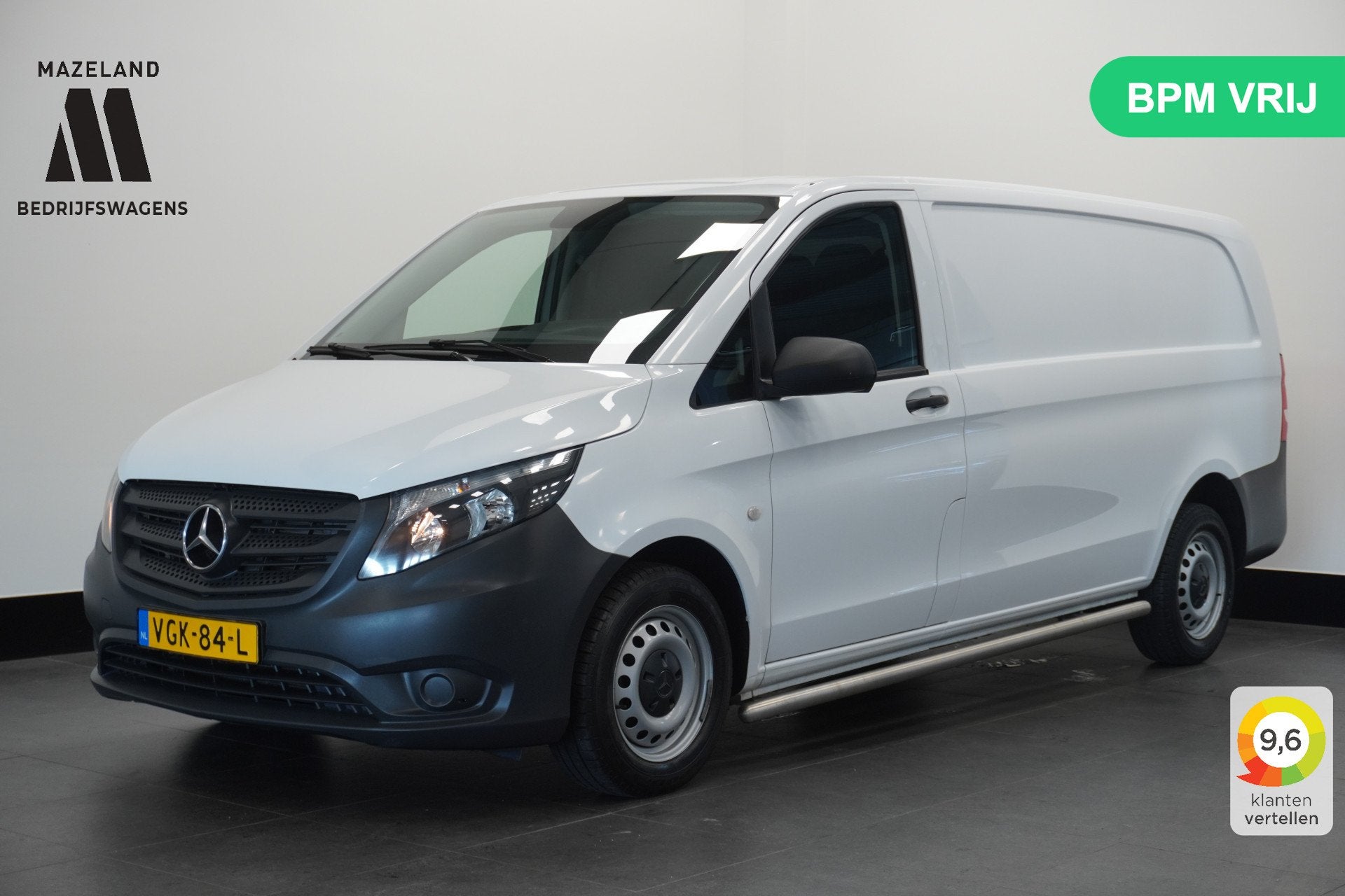 Mercedes-Benz Vito 110 CDI XL EURO 6 - Airco - Camera - €1, Voorwielaandrijving, Gebruikt, 4 cilinders, Wit