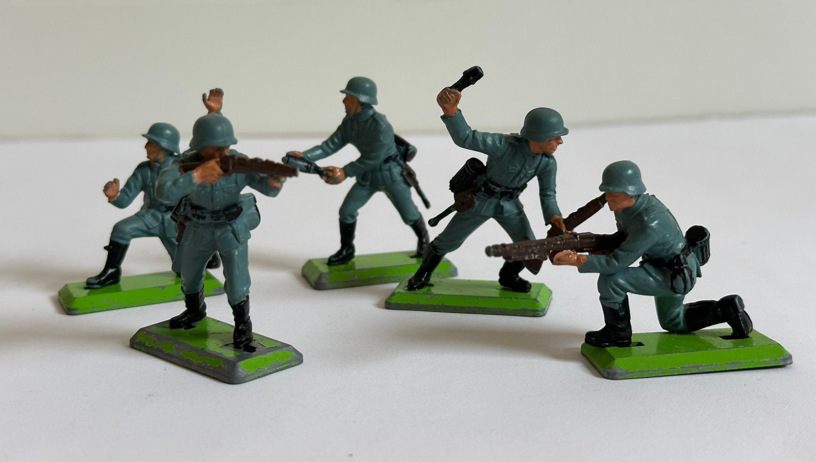 Vintage Britains soldaten., Ophalen of Verzenden, Gebruikt