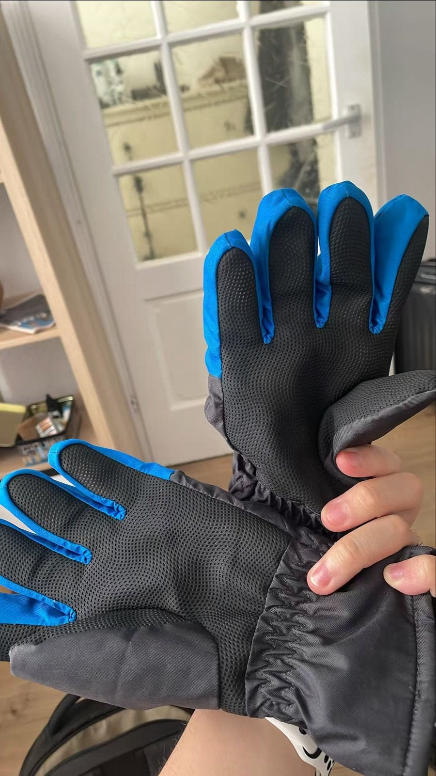 Wedze ski handschoenen - Blauw/Grijs, Kleding | Dames, Wintersportkleding, Nieuw, Overige typen, Maat 38/40 (M), Ophalen of Verzenden