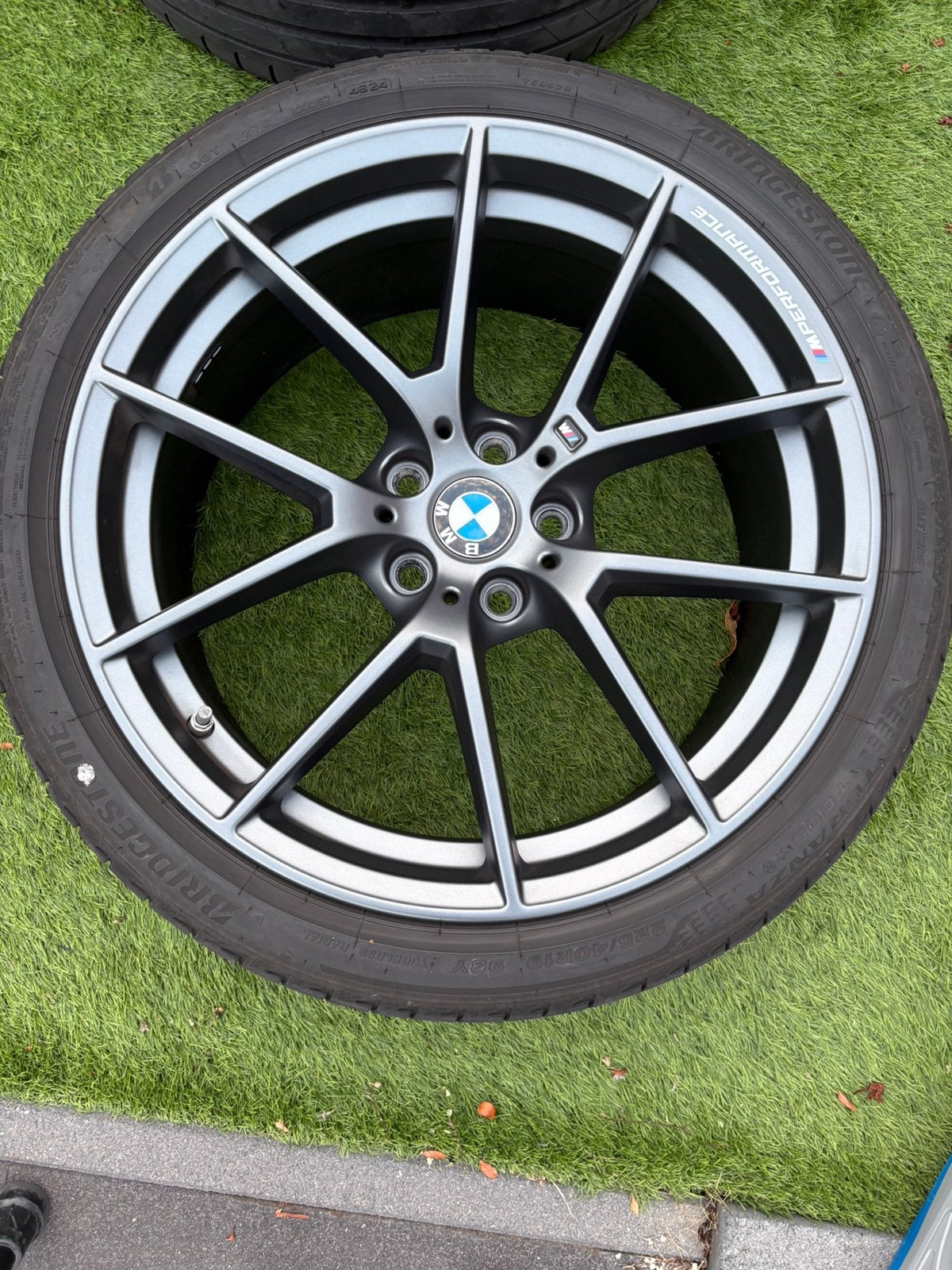 Bmw g21 g20 898m performance 19 inch breedset zomerbanden, Gebruikt, 255 mm, Banden en Velgen, Personenwagen