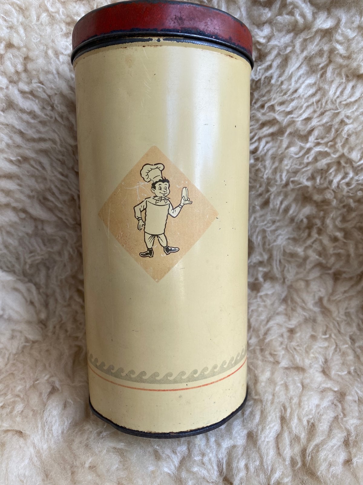 Vintage beschuitbus, Bolletje, Ophalen of Verzenden, Gebruikt, Overige