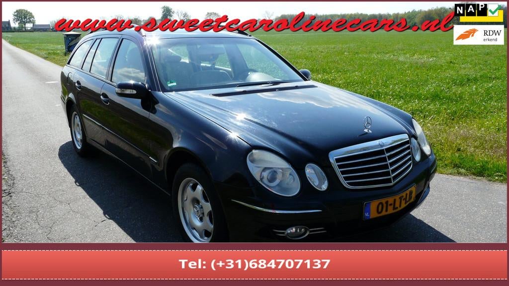 Mercedes-Benz E-klasse Combi 200 K. ClassicAutomaat,Clima,Cr, Auto's, Mercedes-Benz, Automaat, Achterwielaandrijving, Gebruikt