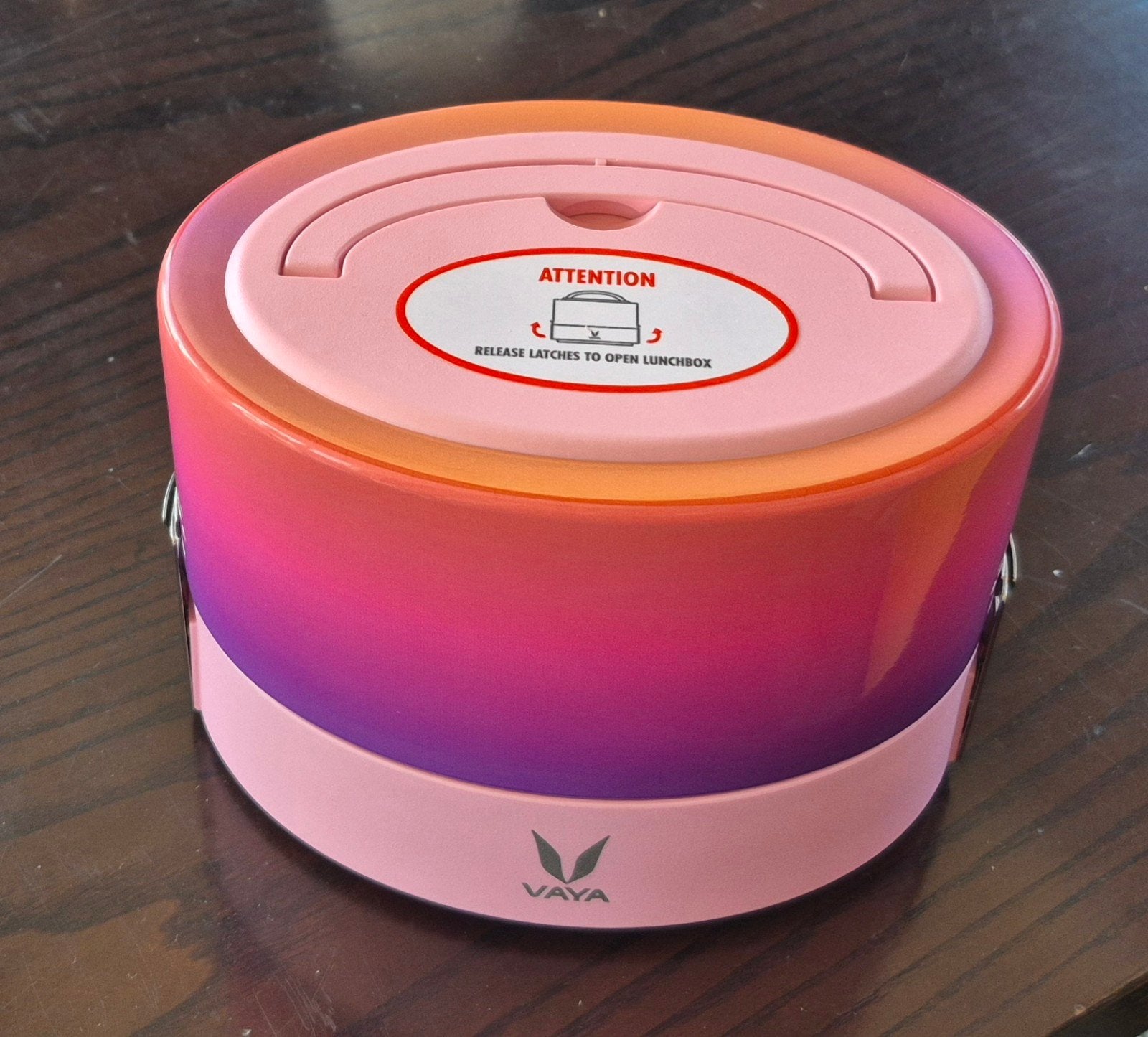 VAYA Tyffyn Geïsoleerde Lunchbox Bento Box 2x 300 nieuw, Ophalen of Verzenden, Zo goed als nieuw, Metaal, Roze