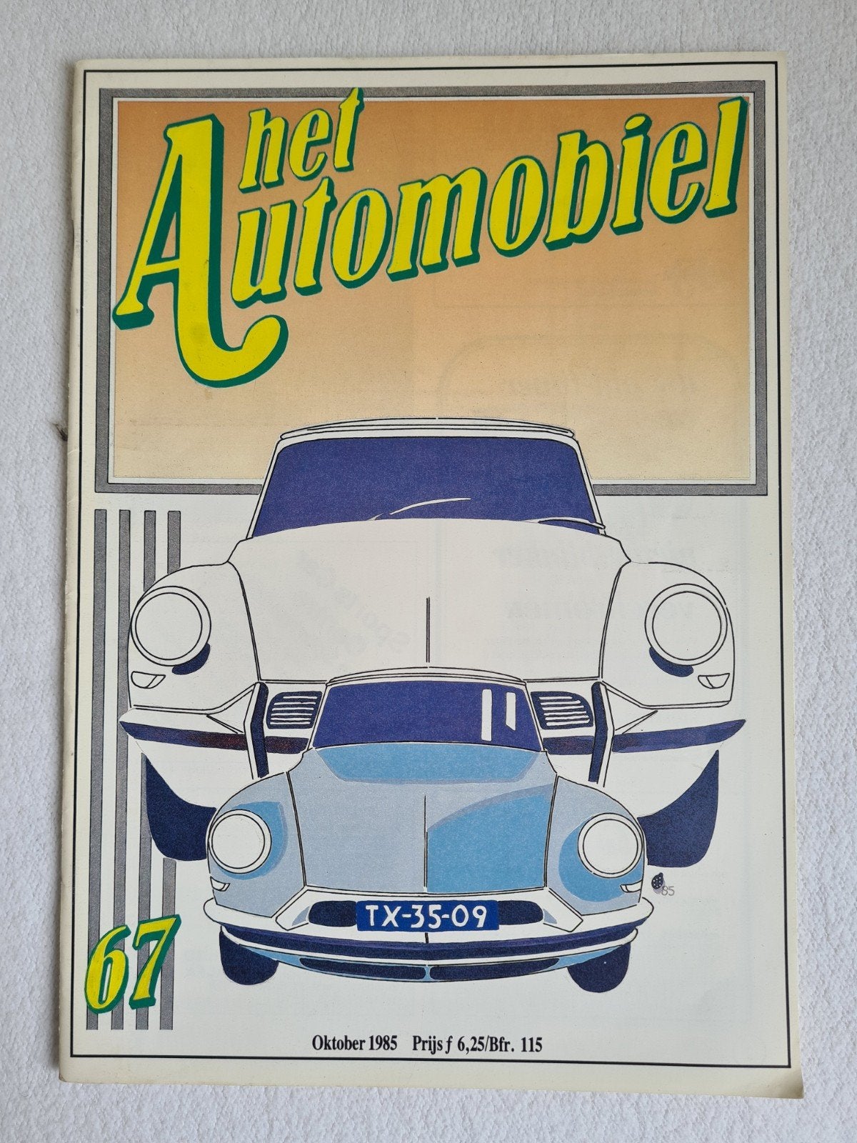 Het Automobiel Magazine 1985 Citroën DS en MG Aston Martin, Ophalen of Verzenden, Gelezen, Citroën