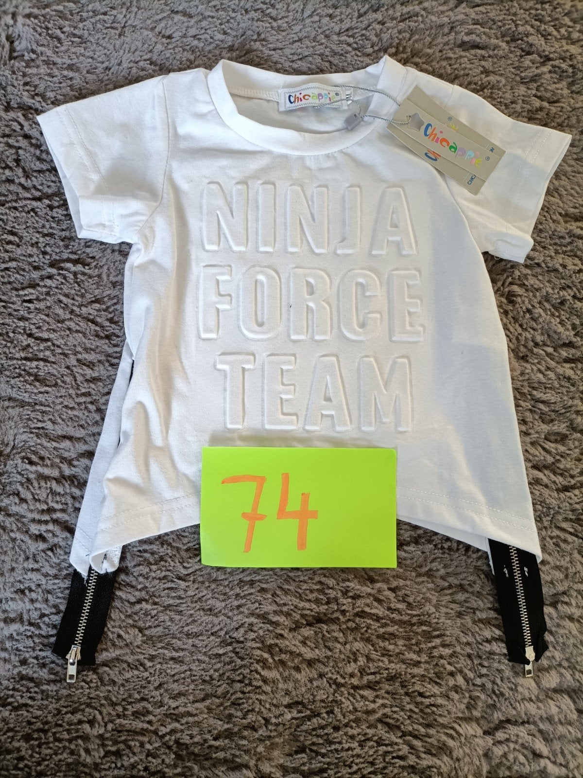 Nieuw Chicappie T-shirt 'Ninja Force Team' met ritsen, Jongetje of Meisje, Chicappie, Nieuw, Ophalen of Verzenden