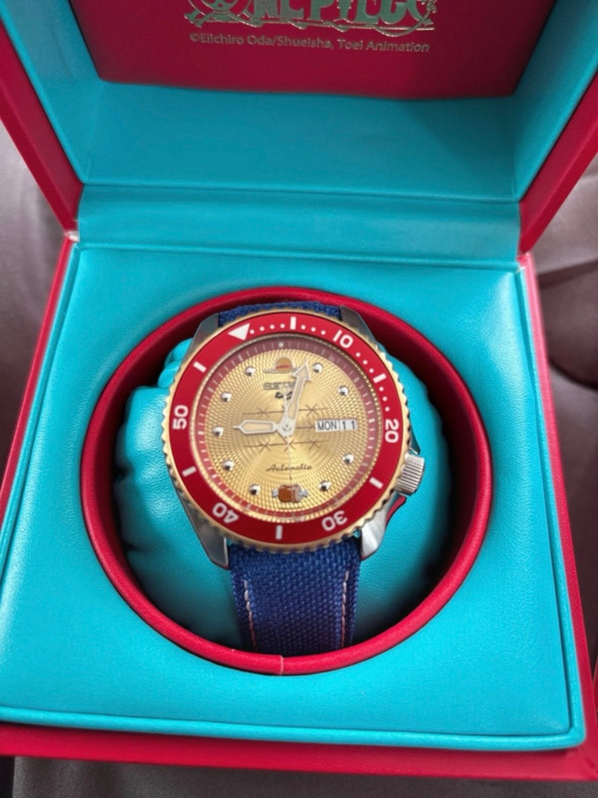Seiko 5 Sports One Piece Luffy Limited Edition Horloge, Sieraden, Tassen en Uiterlijk, Seiko, Staal, Polshorloge, Overige materialen