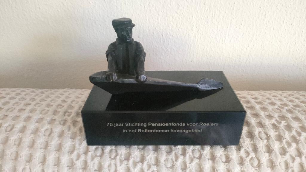 Beeldje roeier, Ophalen of Verzenden, Zo goed als nieuw, Mens
