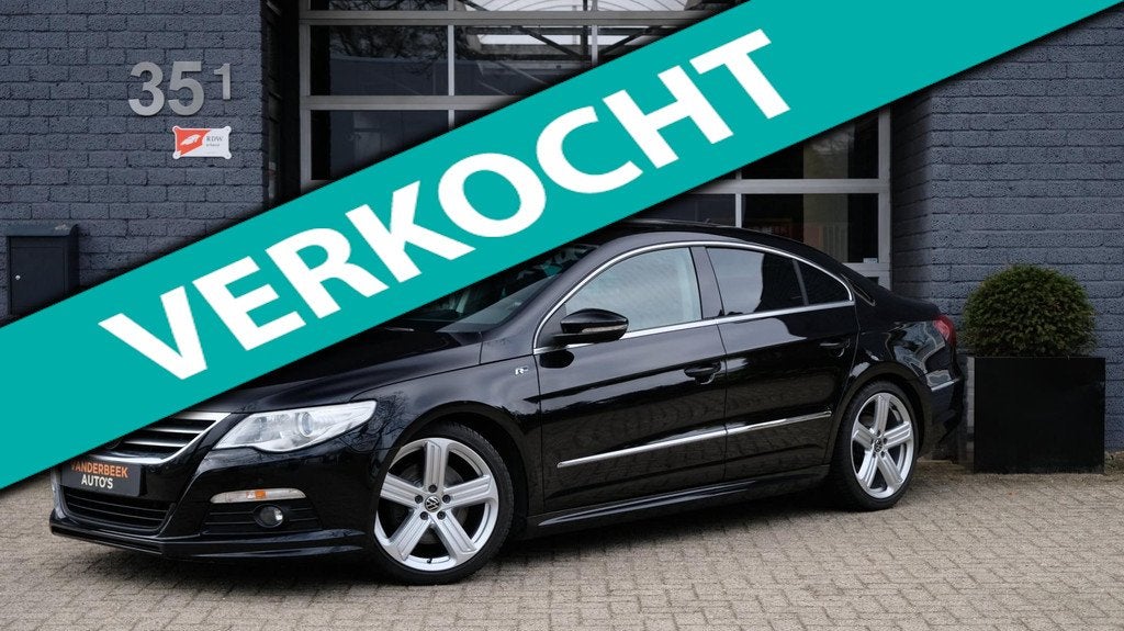 Volkswagen Passat CC 2.0 TSI 4p. 211PK R-Line ACC|DCC|NAVI, Auto's, Volkswagen, Zwart, 4 cilinders, 1984 cc, Zwart