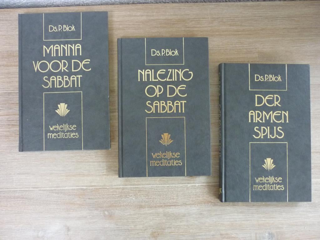 Ds. P. Blok -Manna voor de sabbath/ der armen spijs/nalezing, Ophalen of Verzenden, Gelezen, Christendom | Protestants