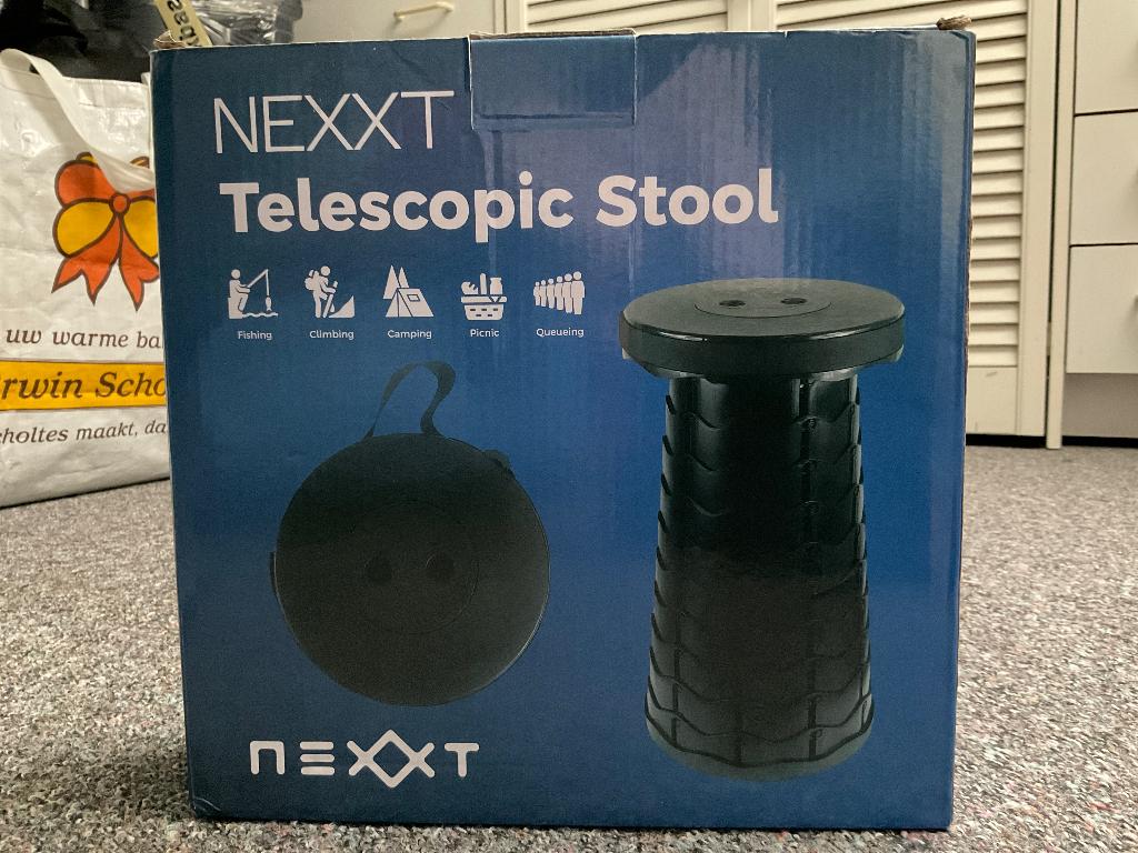 Nexxt Telescopisch kruk camping, Ophalen, Nieuw, Campingmeubel-accessoire