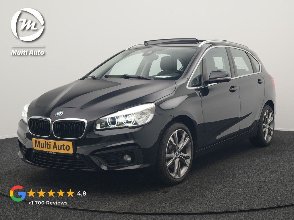 BMW 2 Serie Active Tourer 218i High Executive 136pk Dealer O, 1345 kg, Gebruikt, Zwart, Bedrijf