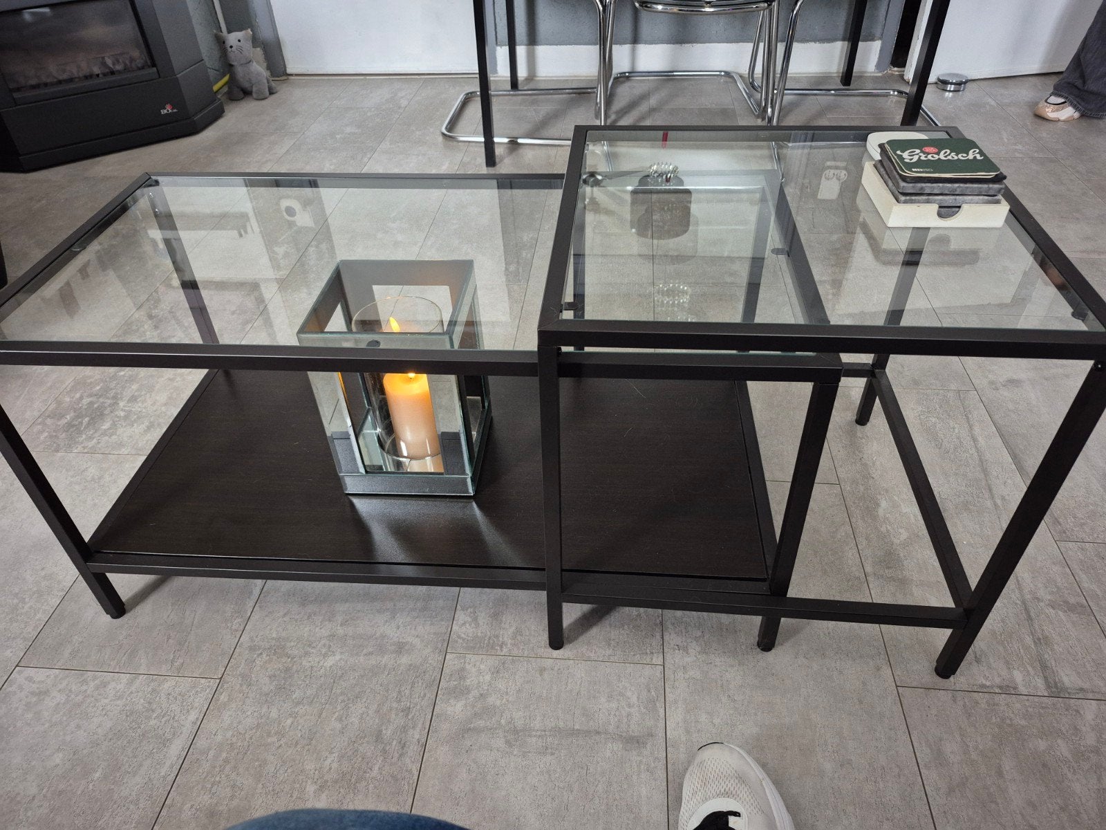 salon tafel ikea, Huis en Inrichting, Ophalen, 100 tot 150 cm, 50 tot 100 cm, Zo goed als nieuw
