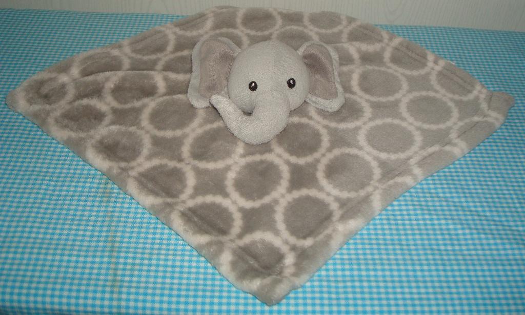 HB knuffeldoekje OLIFANT grijs Hudson Baby zacht doekje, Grijs, Ophalen of Verzenden, Zo goed als nieuw, Wasbaar