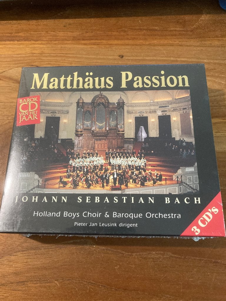 CD Box Bach - Matthaus Passion (Holland Boys Choir / Pieter, Boxset, Verzenden, Classicisme, Nieuw in verpakking