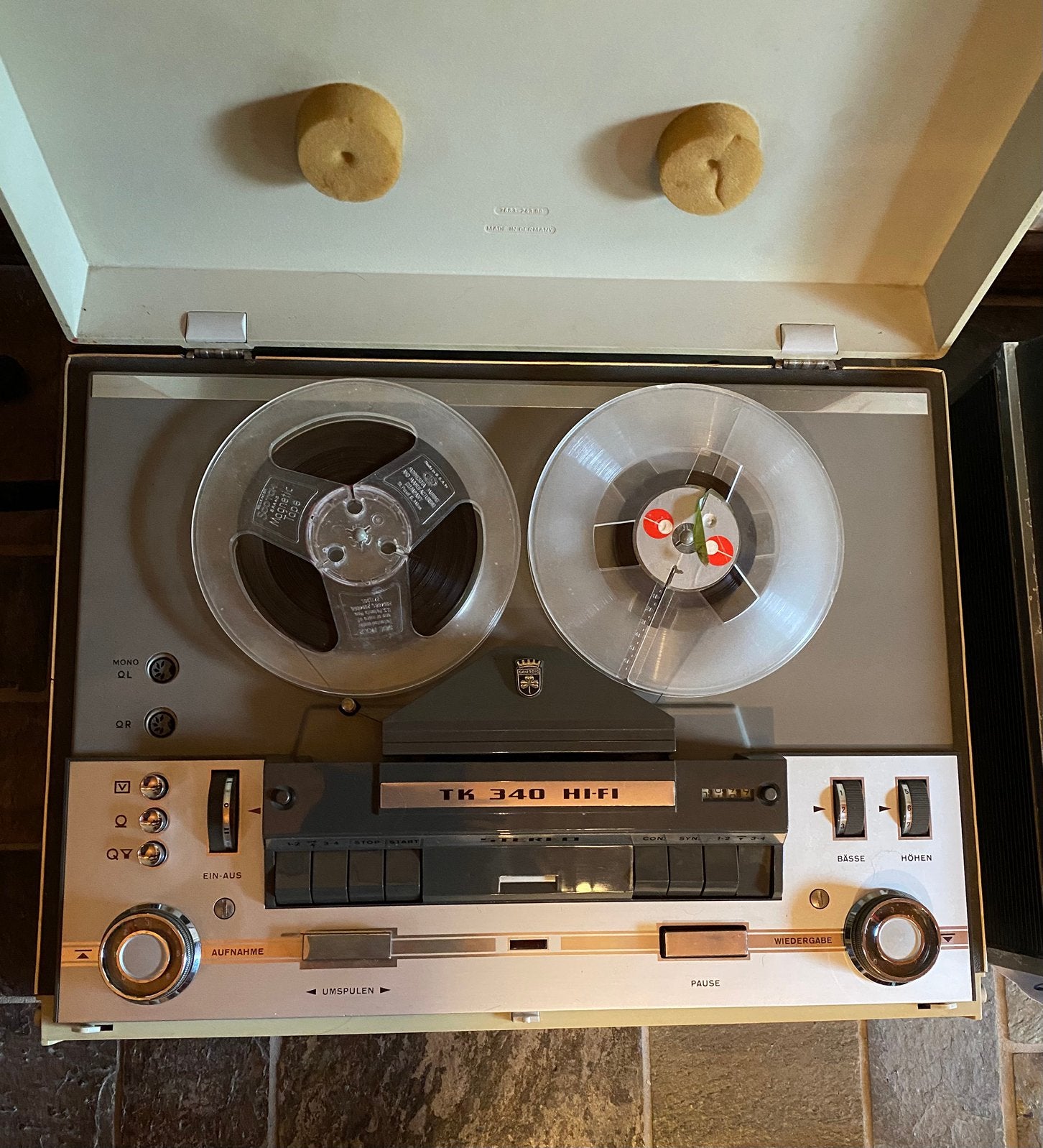 Bandrecorders: Grundig TK 340 en  TK 341, Ophalen, Bandrecorder
