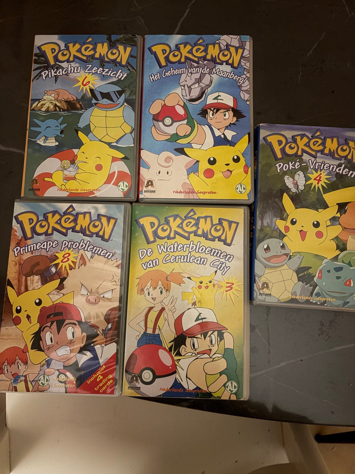 Pokémon VHS Banden Collectie, Gebruikt, Tekenfilm, Alle leeftijden, Anime (Japans)