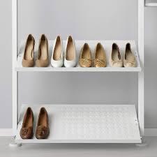 2 stuks IKEA ELVARLI schoenenplank, wit, 80x36 cm, Ophalen, Zo goed als nieuw