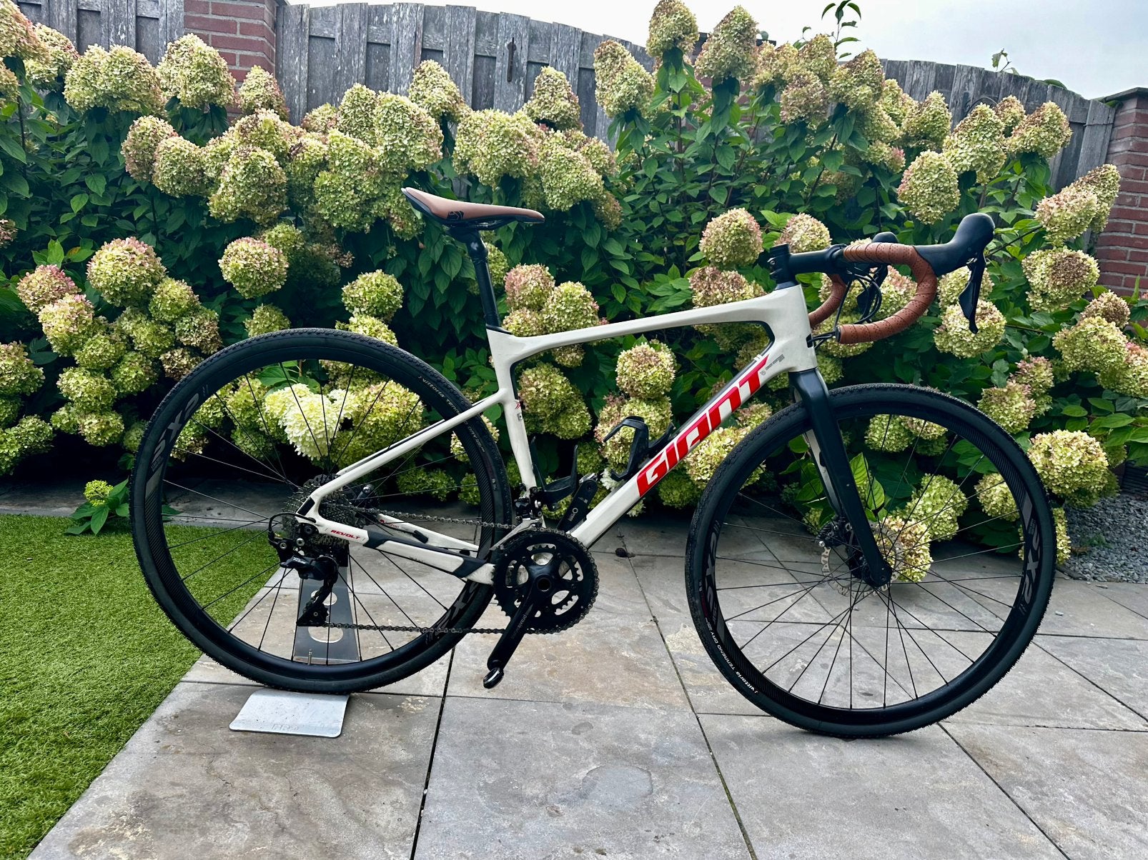 Gravelbike Giant Revolt Carbon mt M, Fietsen en Brommers, Ophalen, 28 inch, Gebruikt, Carbon