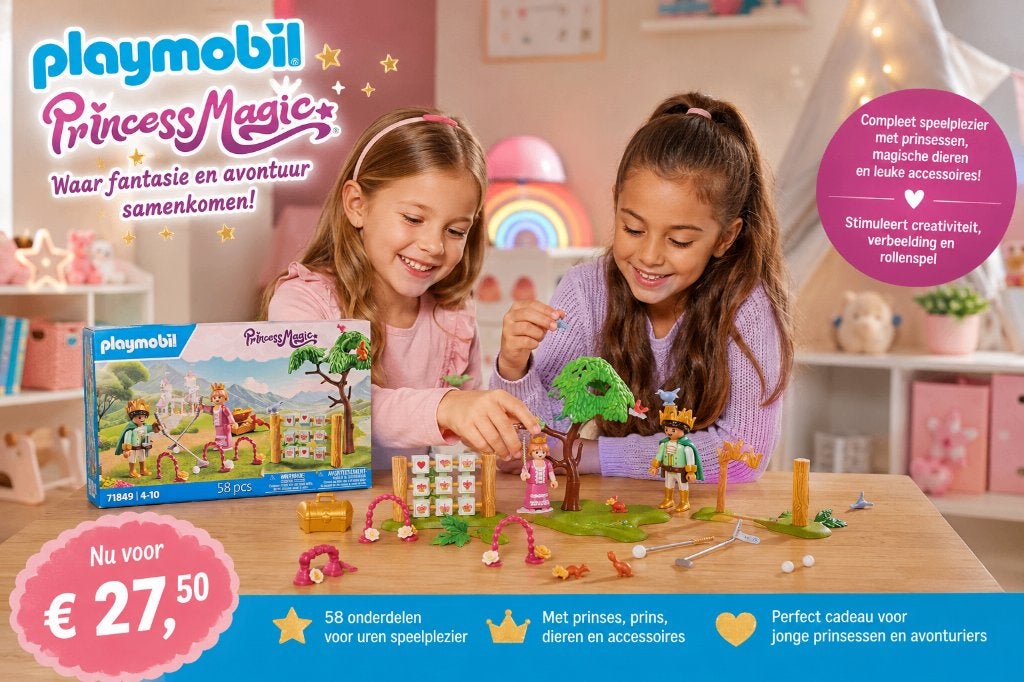 Playmobil Princess Magic Golf Spel, Nieuw, Princess, Figuren, Complete set