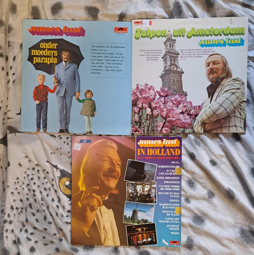 3x LP James Last: In Holland, Onder Moeders Paraplu,Tulpen, Gebruikt, Ophalen of Verzenden, 1970 - 1979, Complilatie