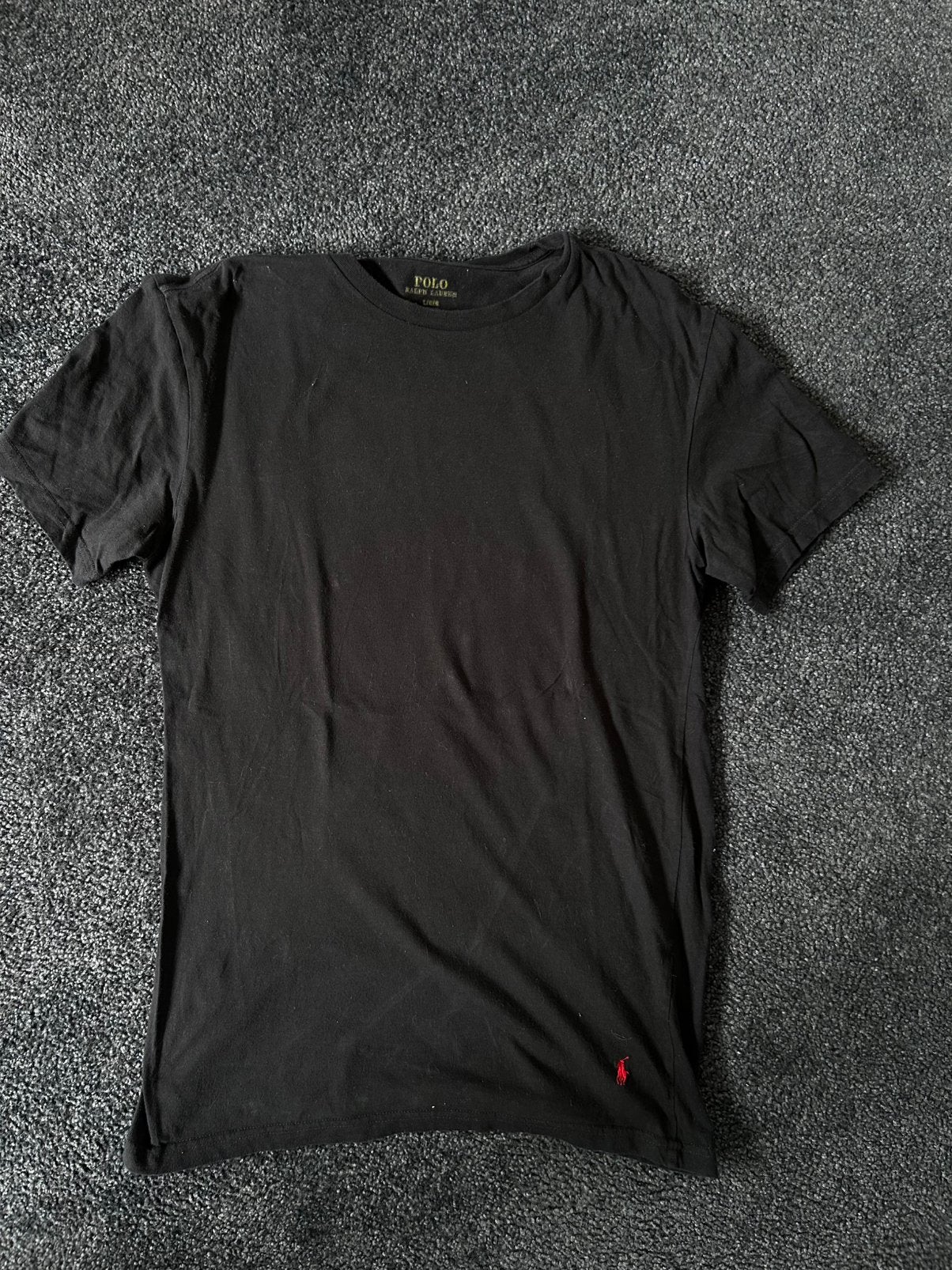 Ralph Lauren T-Shirt, Ophalen of Verzenden, Zo goed als nieuw, Maat 52/54 (L), Zwart
