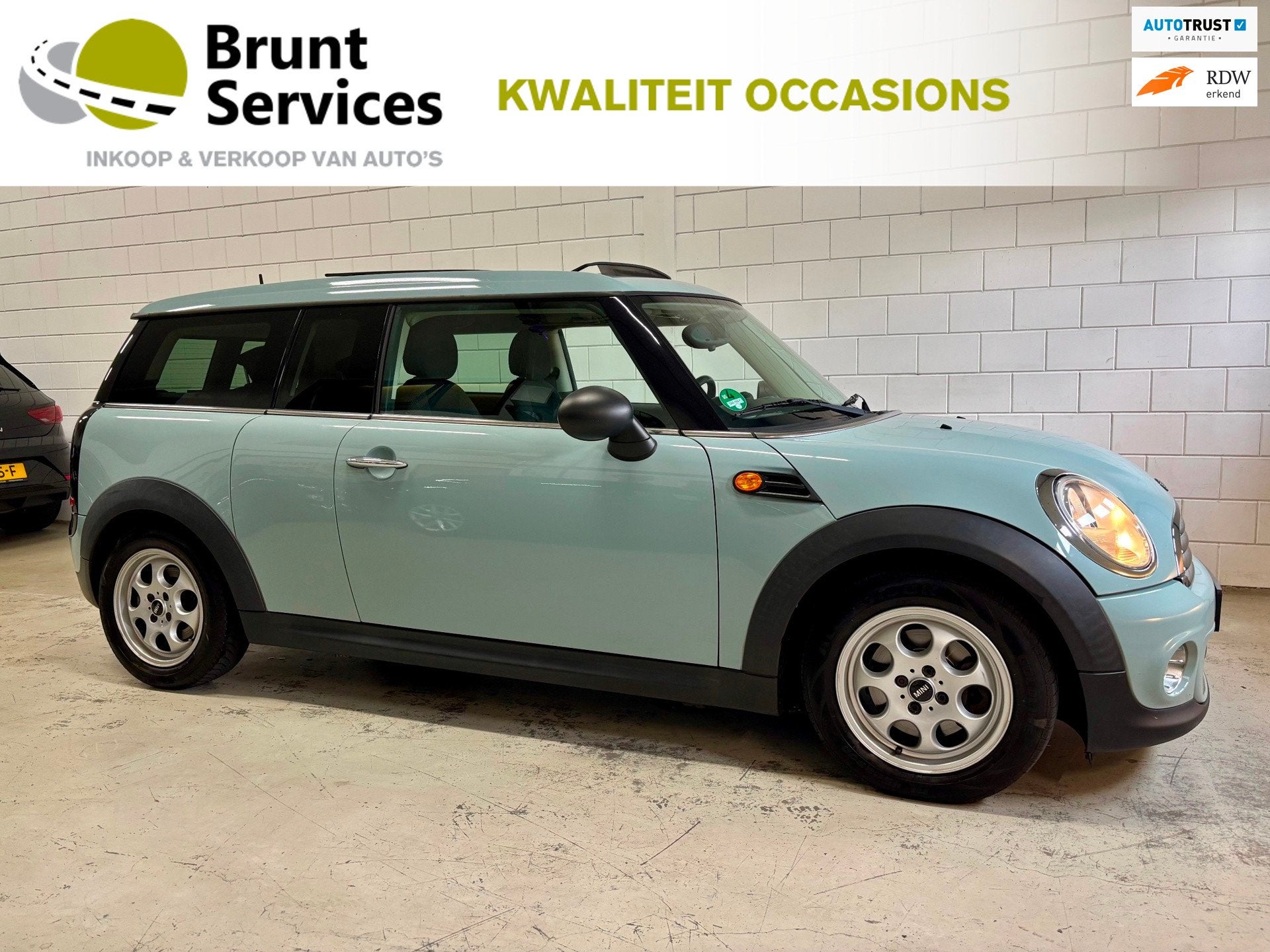 Mini Mini Clubman 1.6 One Chili Bj.11|Panodak|Stoelverwarmin, Voorwielaandrijving, Stof, Gebruikt, 4 cilinders