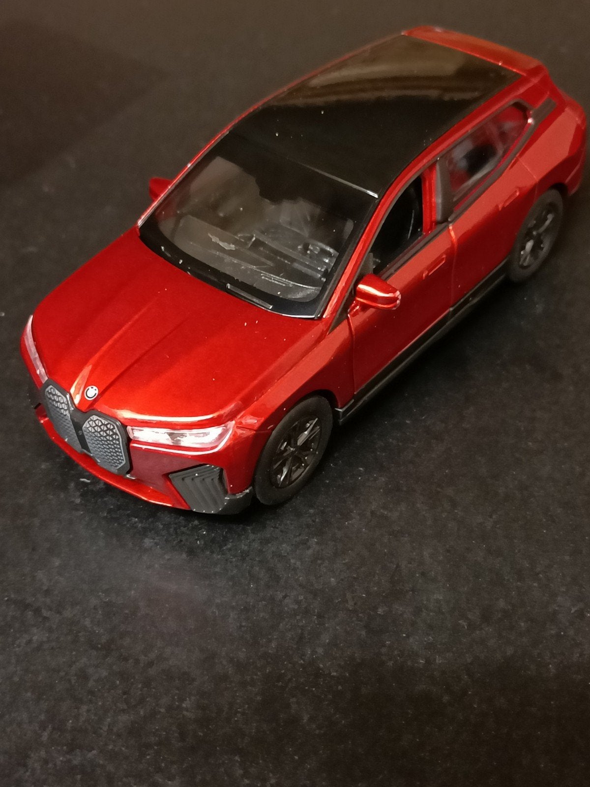 Welly BMW iX 1:36 Pullback Auto - Rood, Ophalen of Verzenden, Nieuw