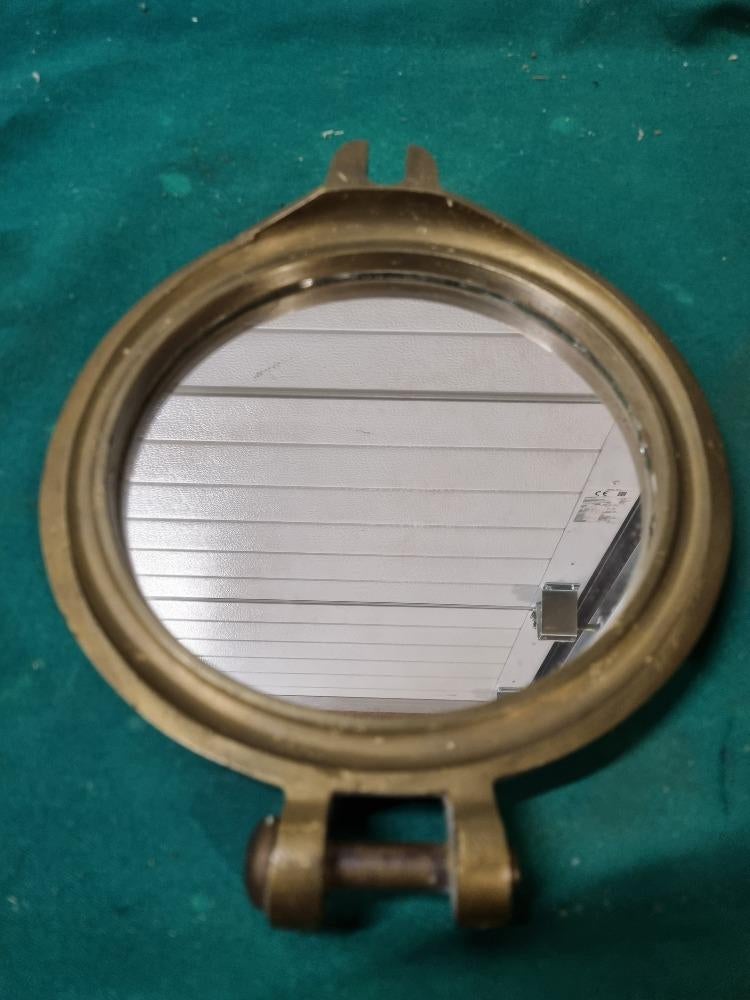 spiegel patrijspoort van messing vintage, Ophalen of Verzenden, 'T Olde Gre-j, Info@toldegrej.nl, Endepoelstraat 20f Didam