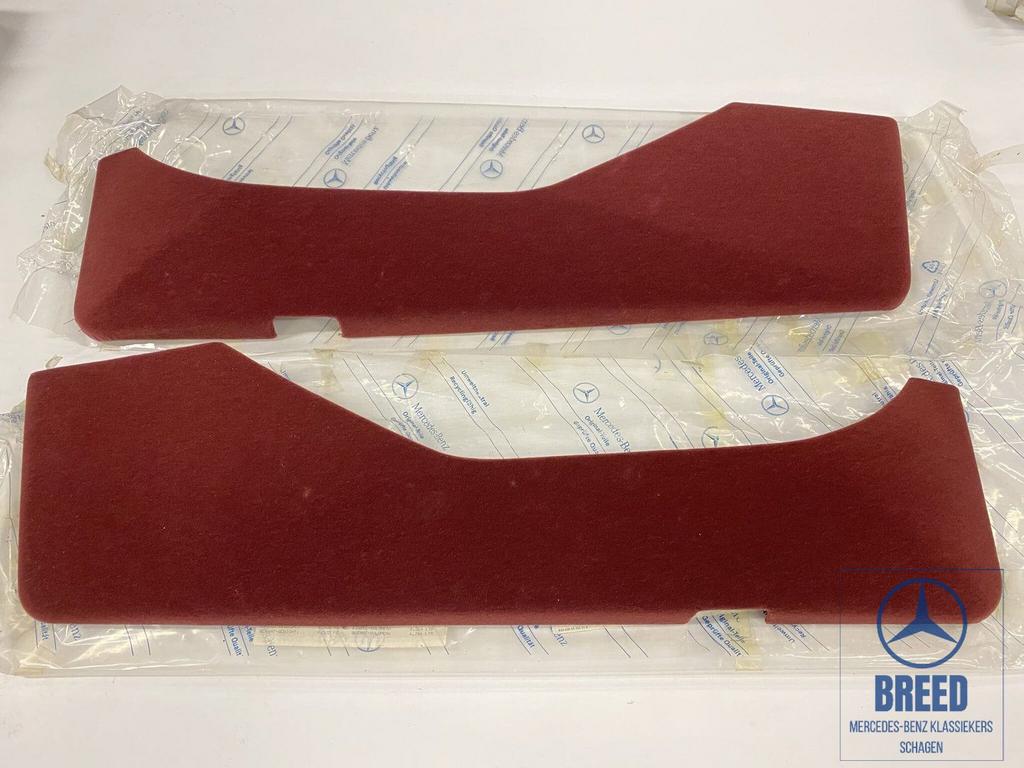NOS set kaartenvakken L+R rood voor Mercedes-Benz W126, -, Nieuw, Ophalen of Verzenden, -