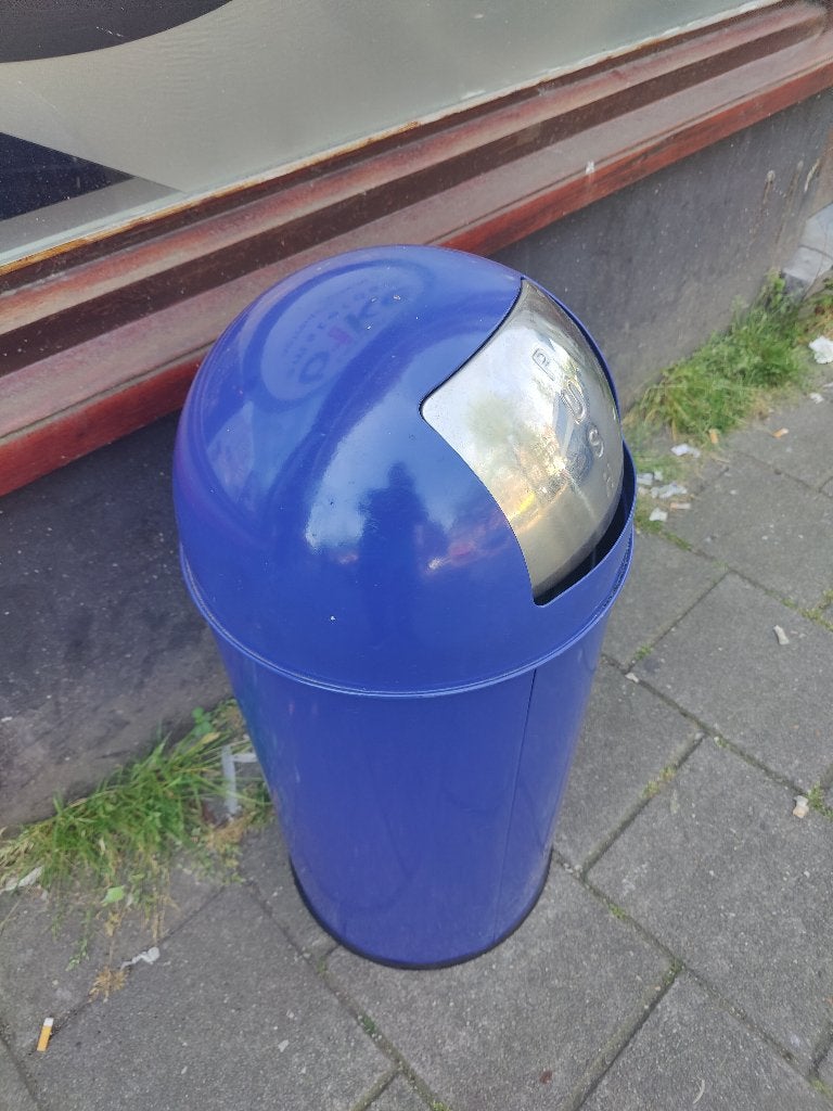 Push afvalbak, Ophalen, 40 liter of meer, Zo goed als nieuw, 75 – 100