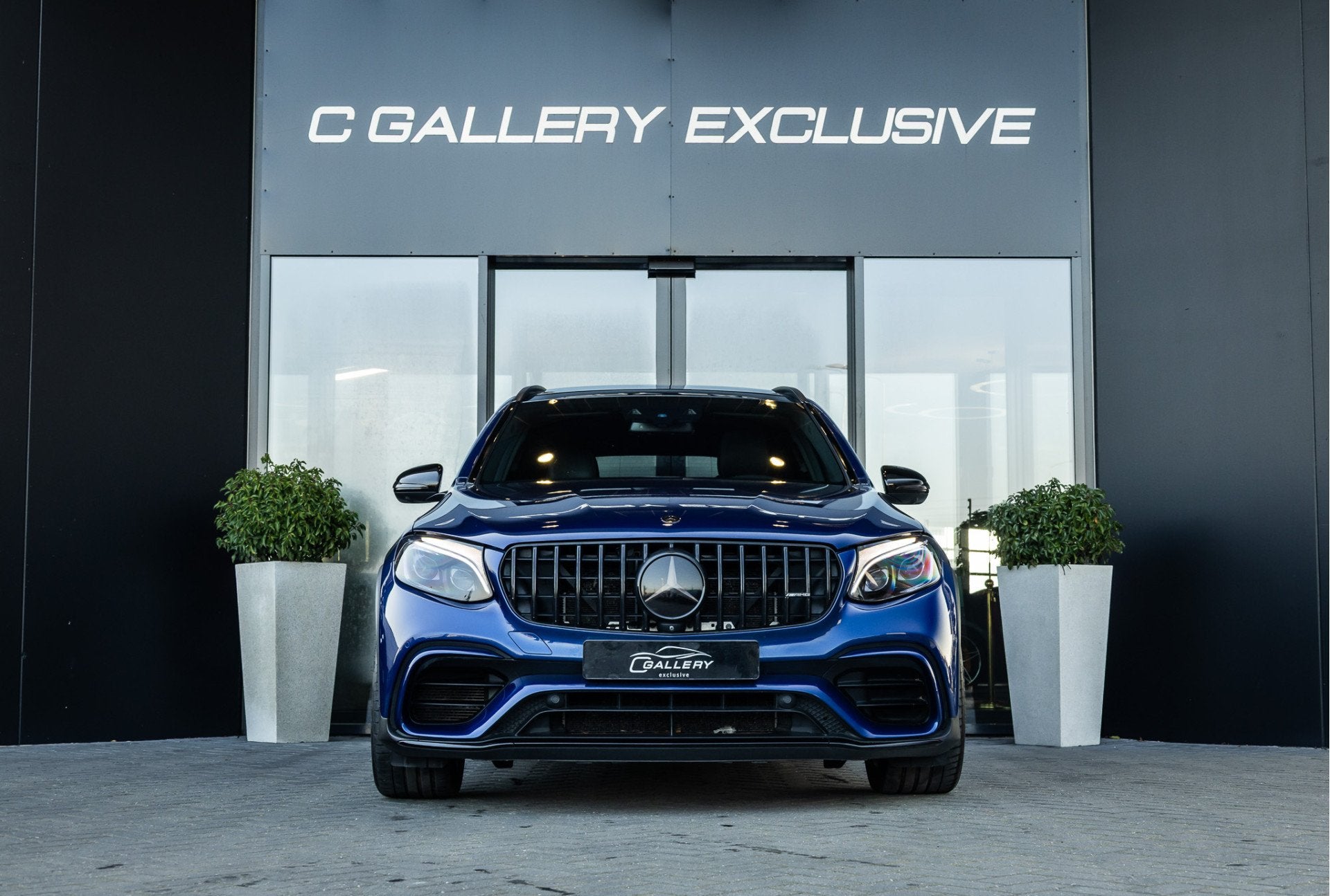 Mercedes-Benz GLC AMG GLC63 S 4MATIC+ - Panorama | Burmester, Automaat, Gebruikt, 510 pk, Blauw