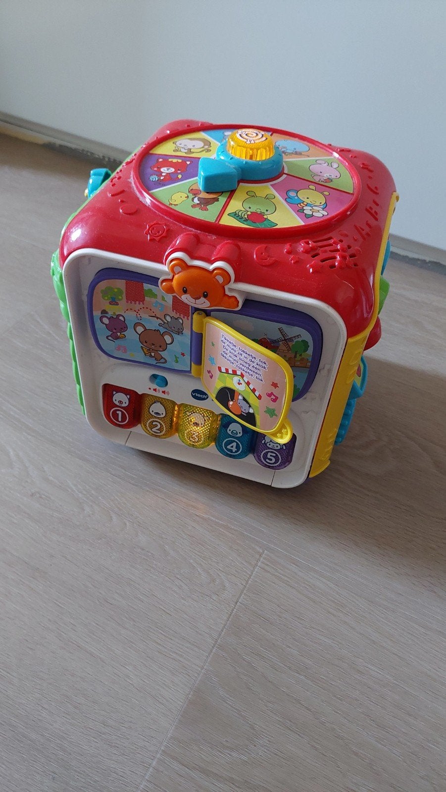 Educatieve Kubus met Geluid en Licht, Ophalen, Gebruikt, Ontdekken, Met licht