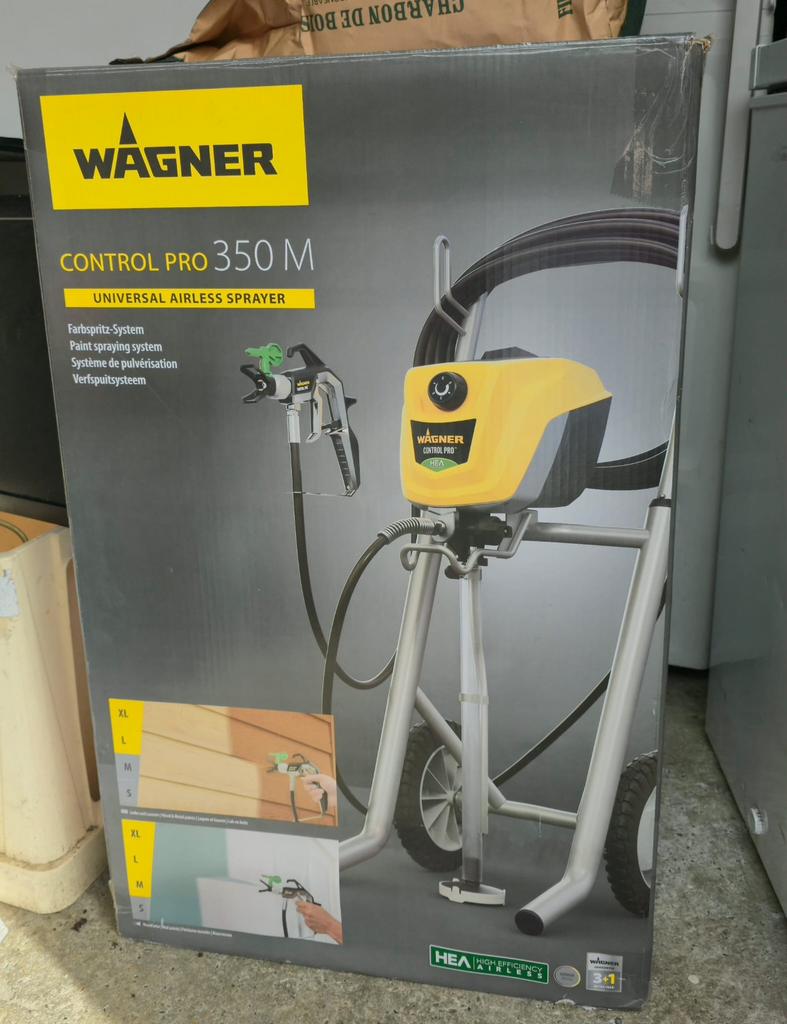 Wagner Pro 350m verfspuit, Ophalen of Verzenden, Zo goed als nieuw, Verfspuit of Verfpomp