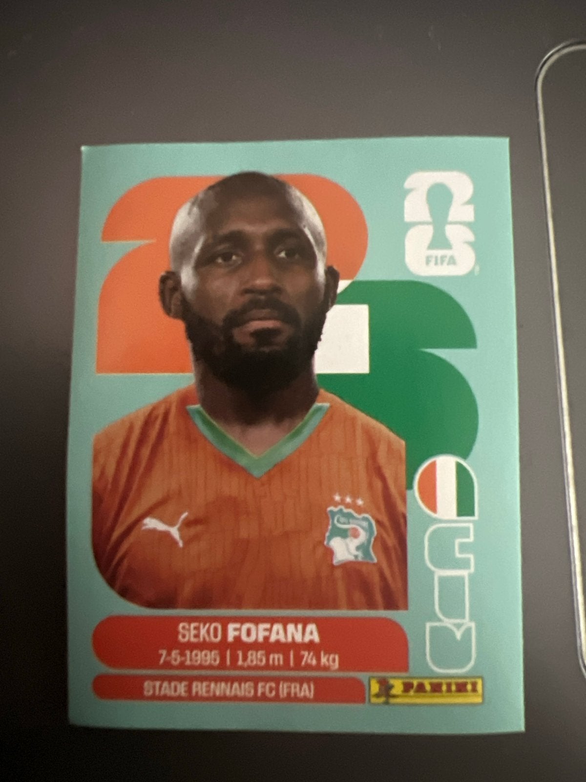 Seko Fofana Panini FIFA 2026 Voetbal Sticker, Verzenden, Nieuw, Buitenlandse clubs, Spelerskaart