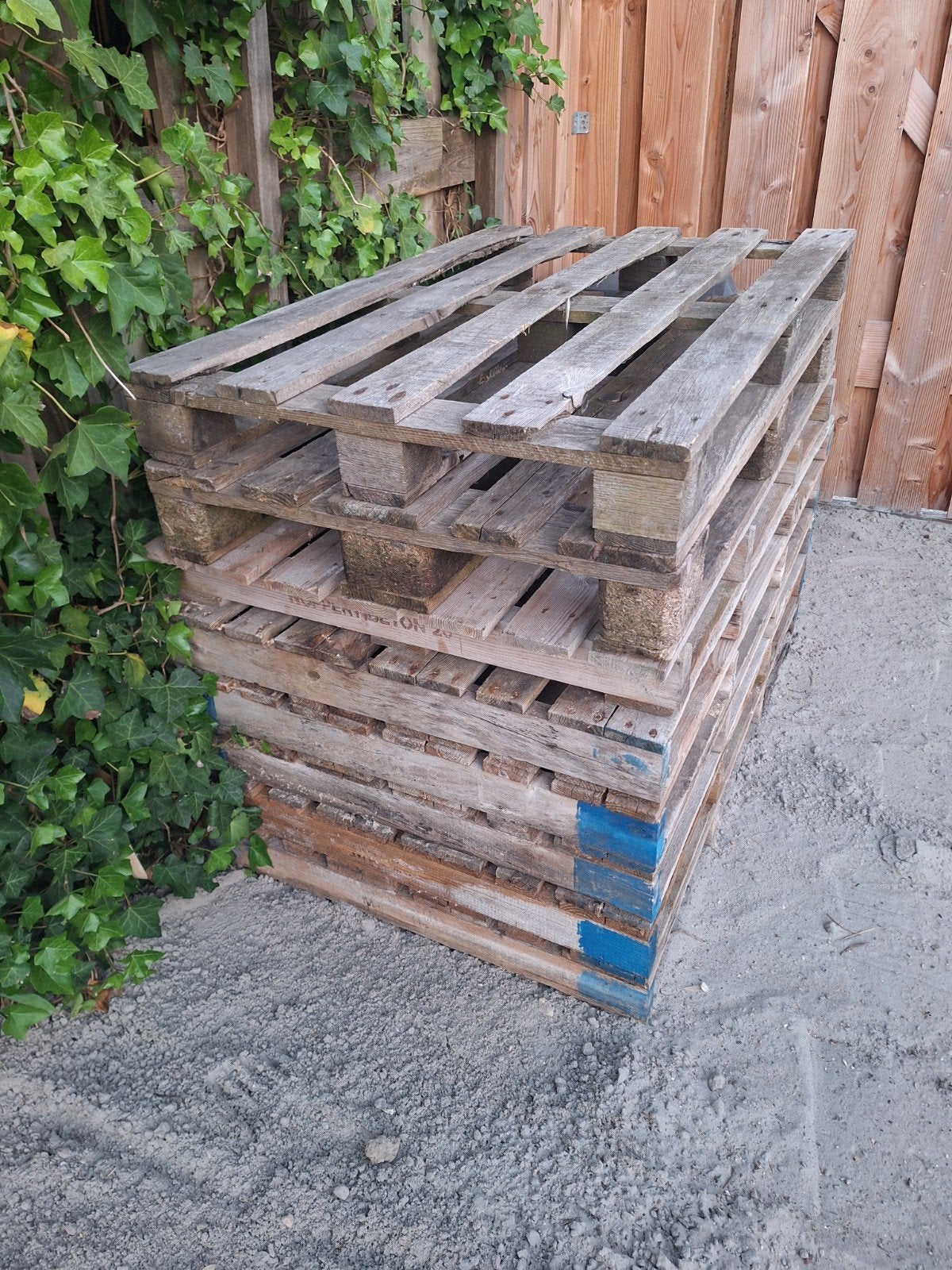 Gebruikte pallets - Ideaal voor diverse projecten, Ophalen of Verzenden, Gebruikt, Hout, 50 tot 100 mm