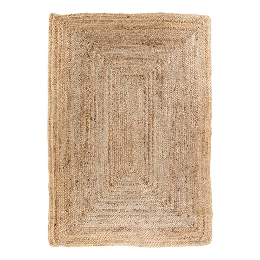 Jute Vloerkleed Bombay 180x240 cm, Huis en Inrichting, Stoffering | Tapijten en Kleden, Natuurlijk, Scandinavisch, Boho, Verzenden