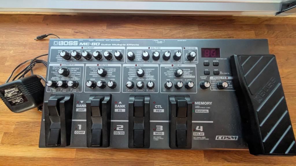 Boss ME-80 multie effecten, Muziek en Instrumenten, Effecten, Ophalen of Verzenden, Zo goed als nieuw, Overige typen