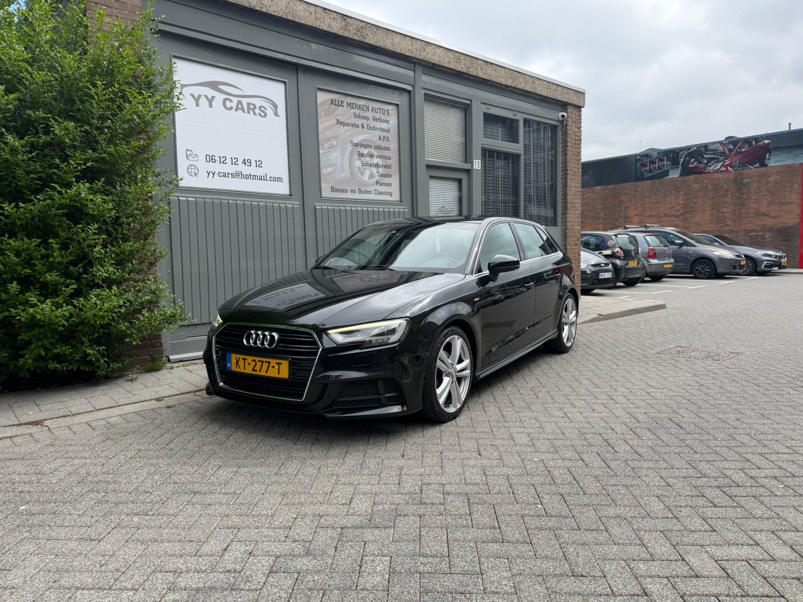 Audi A3 1.6 TDI 81KW 3x S-LINE AUTOMAAT 2016 Zwart, Auto's, Audi, Bedrijf, A3, Diesel, E, Hatchback, Automaat, Origineel Nederlands