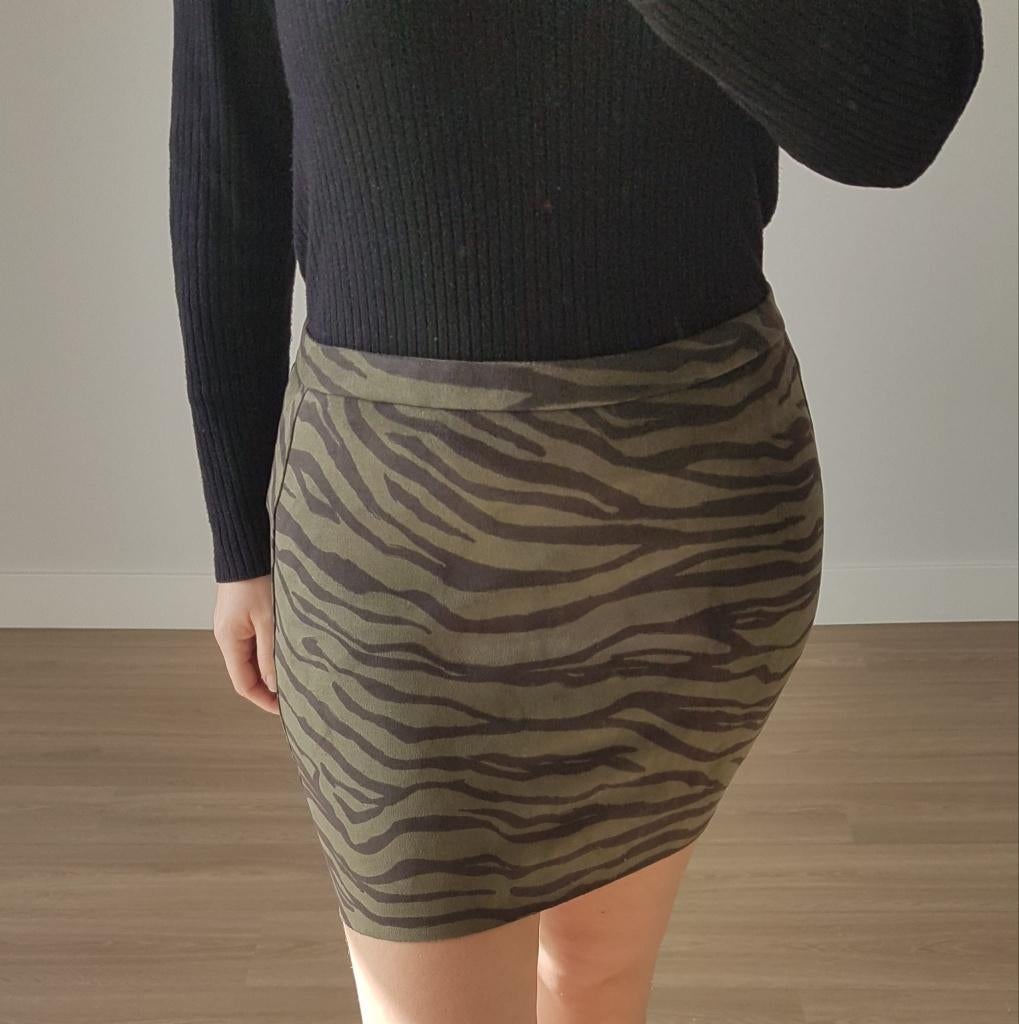 Tijger Rok Groen Costes S Ongedragen, Verzenden, Nieuw, Costes, Maat 36 (S)
