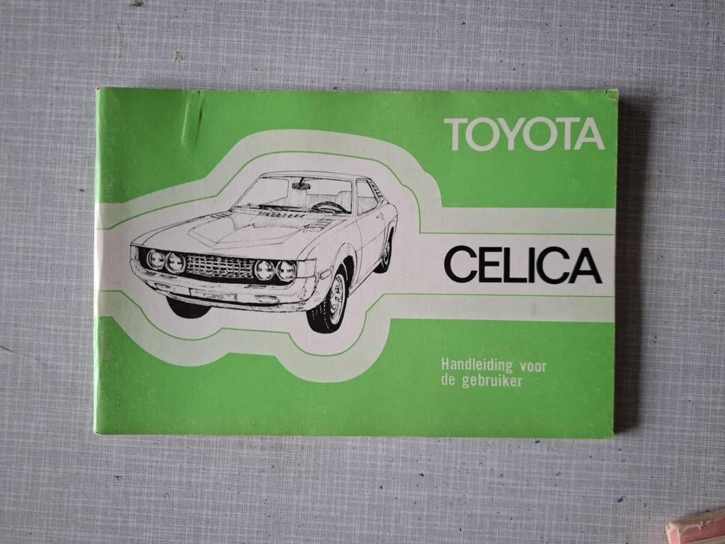toyota en celica instruktieboekjes, Ophalen of Verzenden, Gelezen, Toyota