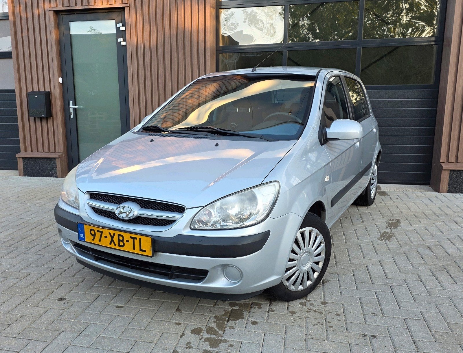 Hyundai Getz | volledig onderhoud | 1.1 5DRS 2007 Grijs, Voorwielaandrijving, 31 €/maand, 4 cilinders, Metallic lak