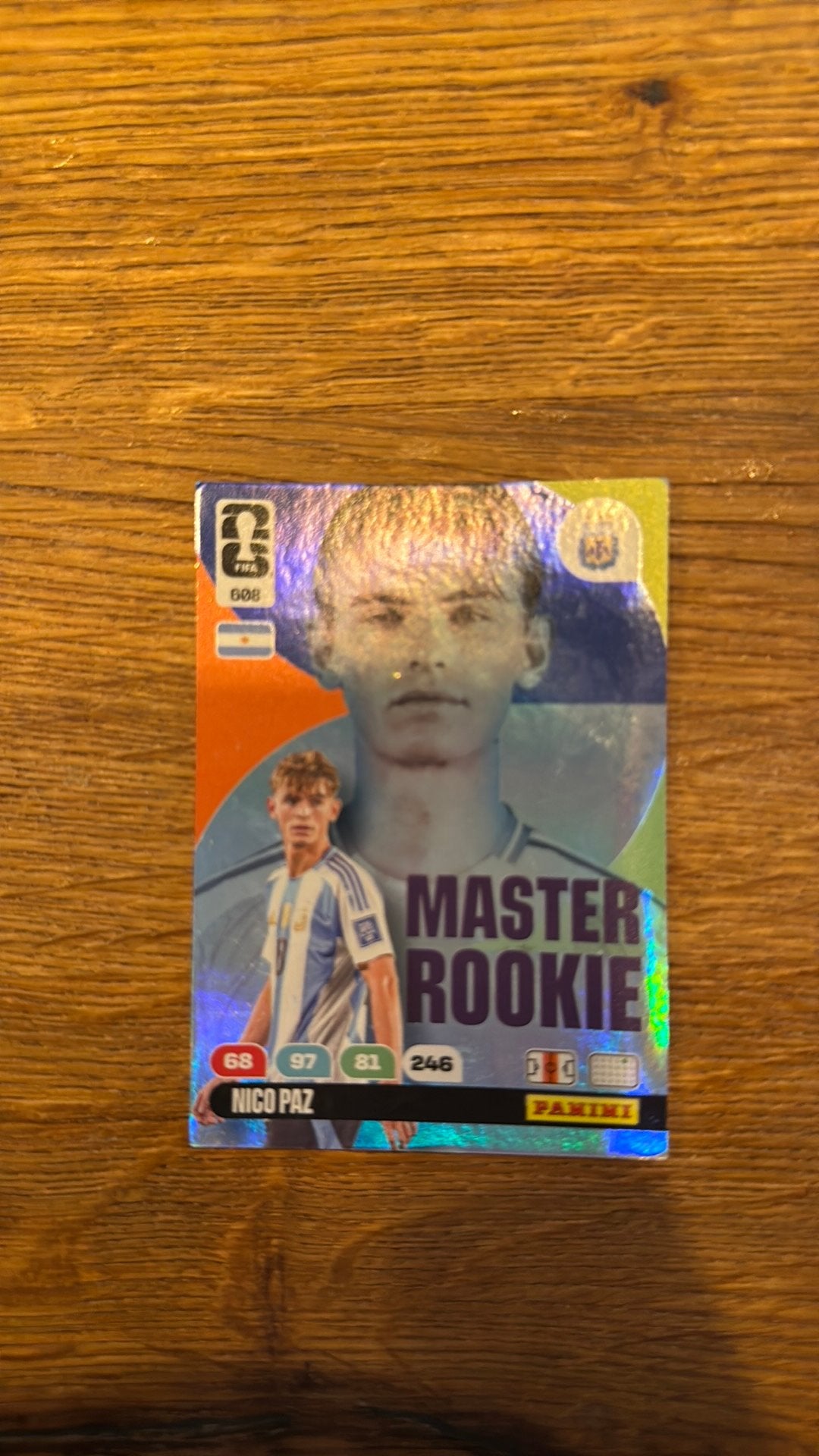Master rookie Nico paz, Ophalen, Nieuw, Buitenlandse clubs, Poster, Plaatje of Sticker