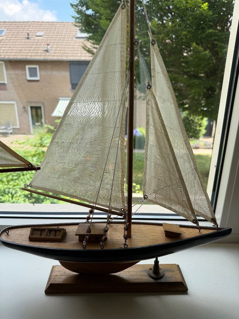 houten zeilboot, Ophalen of Verzenden, 1:50 tot 1:200