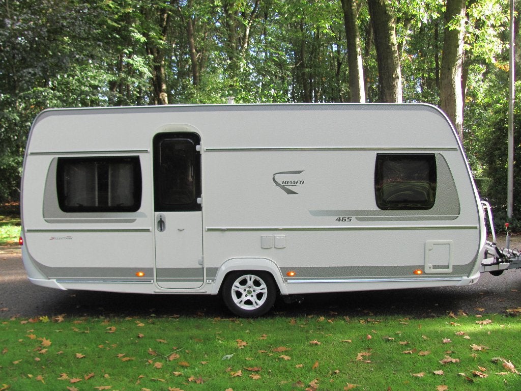 Fendt 465 Sfb Bianco Sel. 2015  MOVER AIRCO LUIFEL  PRACHTIG, Caravans en Kamperen, Lengtebed, Rondzit, Particulier, Tot en met 4