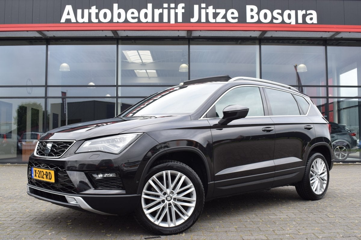 SEAT Ateca 1.4 TSI Automaat Xcellence LED | Panoramadak | Le, Auto's, Gebruikt, 4 cilinders, Ateca, Zwart